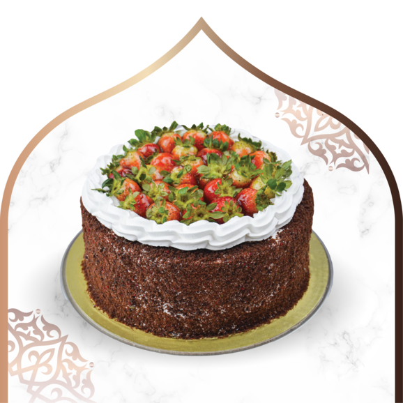 Chocolate Strawberry Cake 10-12 people