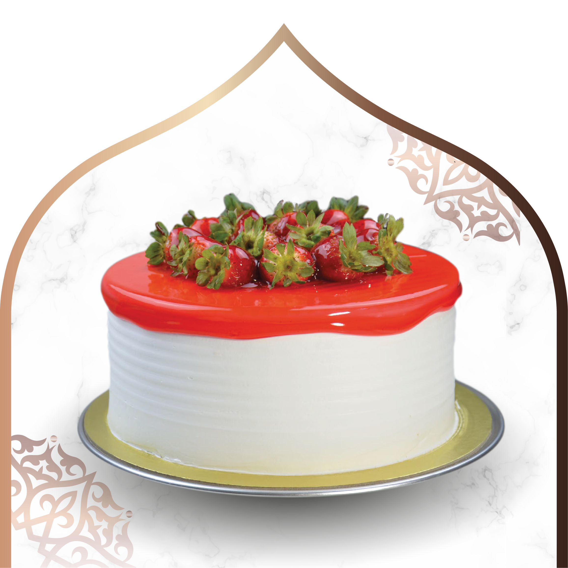 Strawberry Cake 10-12 people